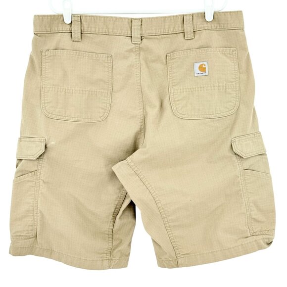 Carhartt Men's Force Broxton Tan Cargo Short Relaxed Fit Size 40 - Picture 2 of 12